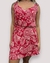 Vestido regata com pareô estampa cashmere vermelho e off na internet