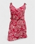 Imagem do Vestido regata com pareô estampa cashmere vermelho e off