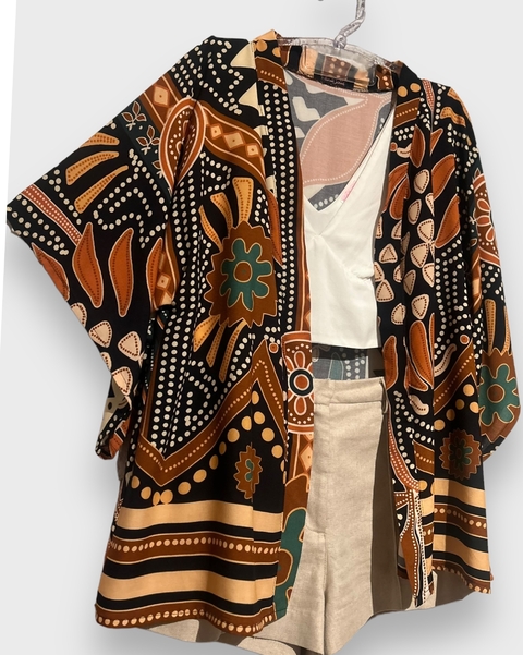 kimono estampa estilo boho