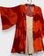 kimono estampado sol se pondo em tons de laranja e vermelho - comprar online