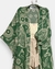 kimono longo manga 3/4 verde bambu e off estampa filtro dos sonhos - ninajo jolie rj