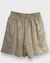 Short linho pala e elástico cru