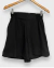 Short linho pala e elástico Preto