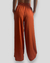 Calça Pantalona pala e elástico telha - comprar online