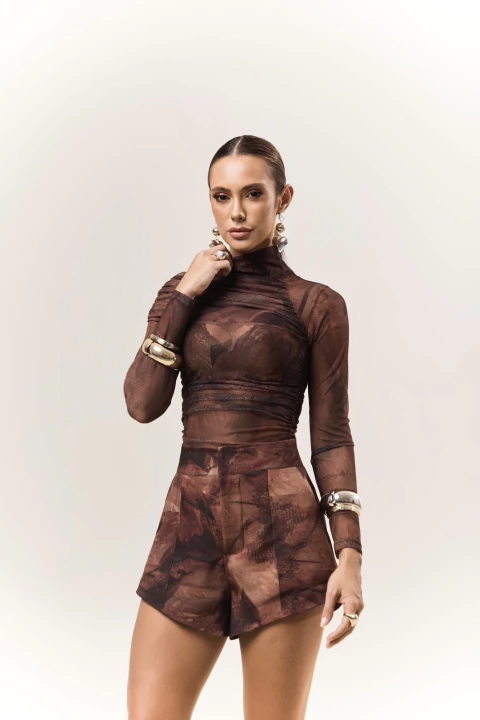 Camisa Tule Pala - comprar online