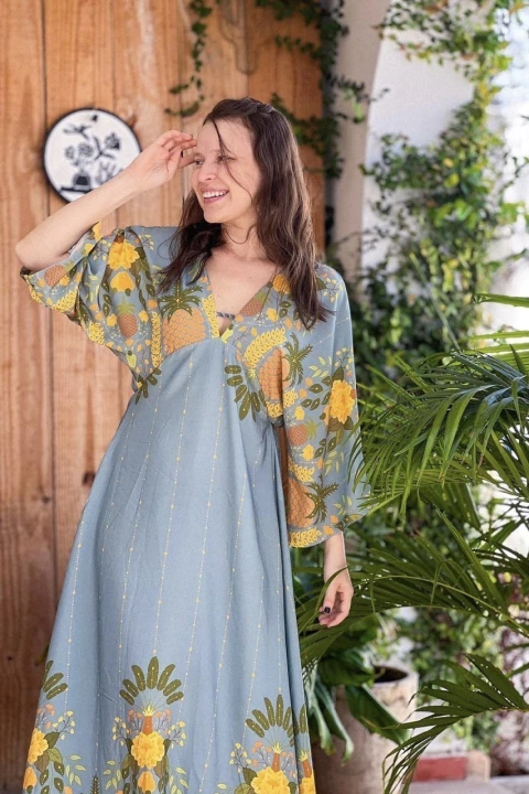 Vestido Longo Estampa