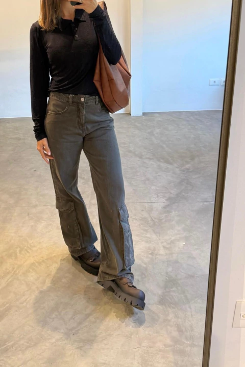 Calça Jeans Cargo Full LX - comprar online