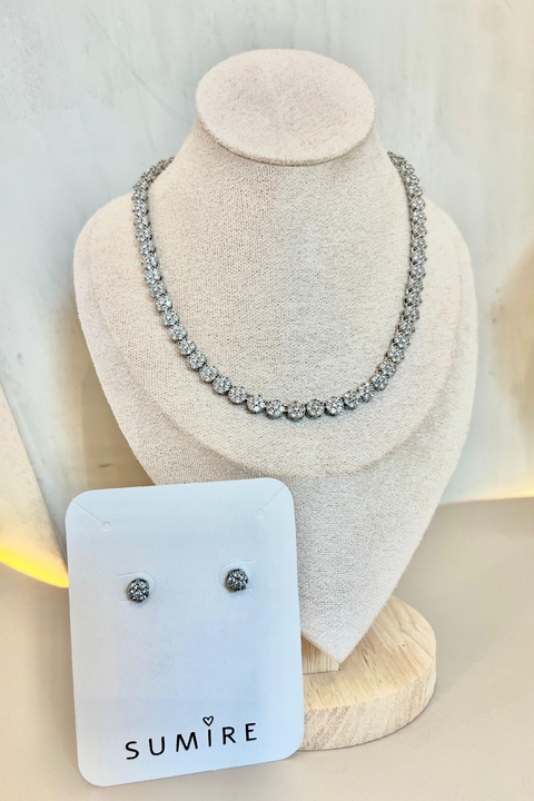 Conjunto Colar +Brinco Riviera - comprar online