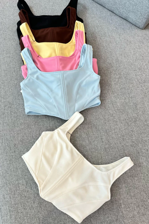 Corset Alça Scuba - comprar online