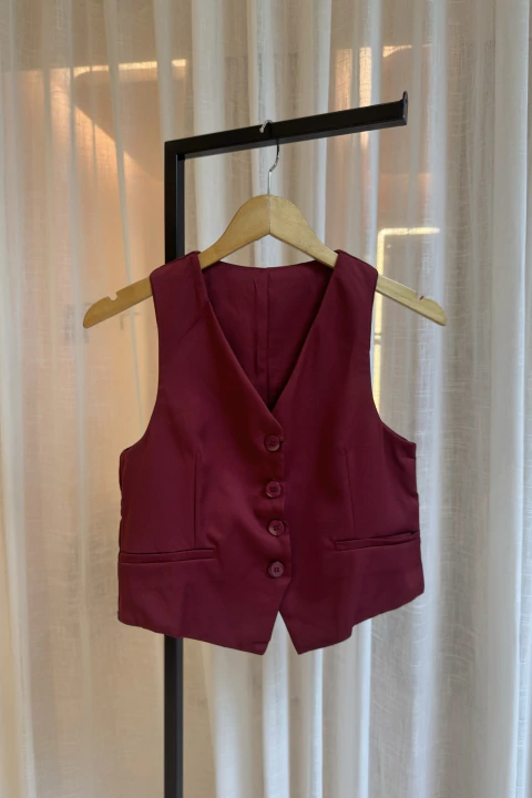 Colete Alfaiataria Curto - comprar online