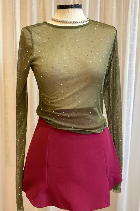 Blusa M/L Transparency Shine - comprar online