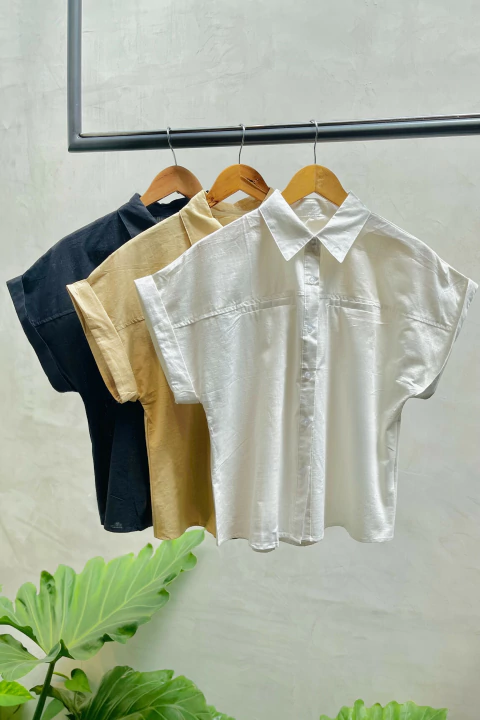 Blusa Algodão Manga Curta - comprar online