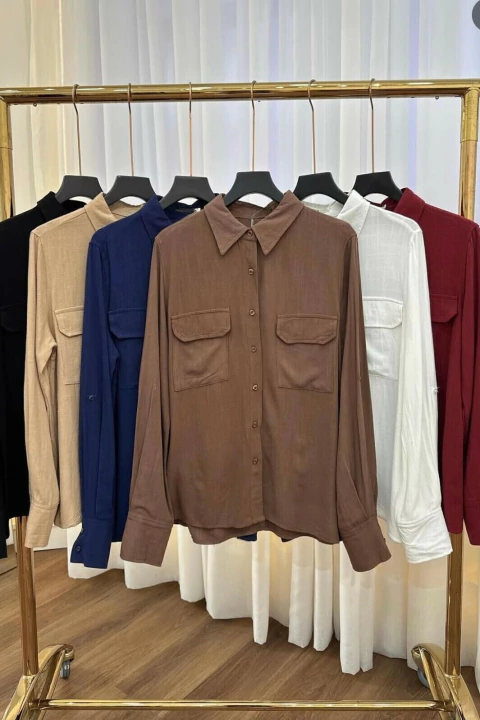 Camisa Linho 2 Bolsos - comprar online