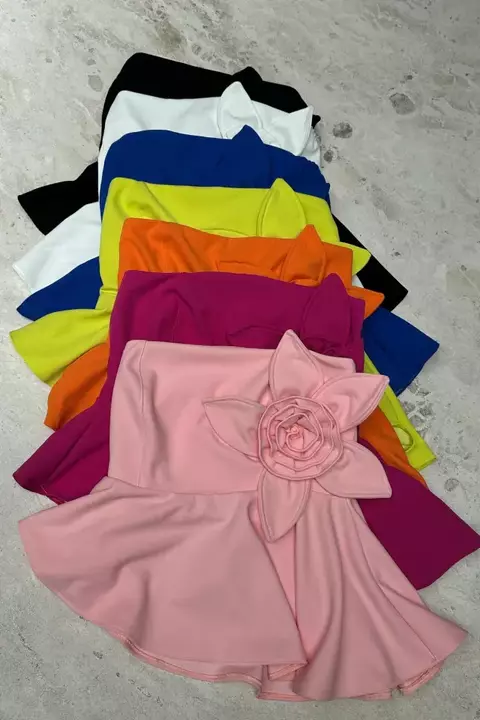 Peplum Flor Crepe - comprar online