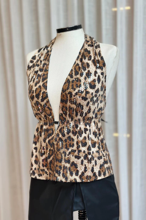 Blusa Paetê Frente Única - comprar online