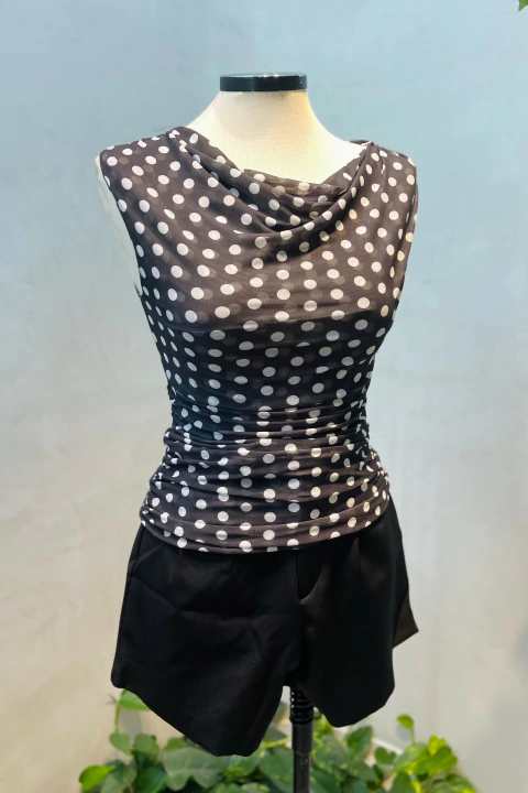 Blusa Tule Poá - comprar online