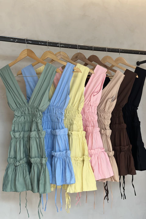 Vestido Curto Costas V - comprar online