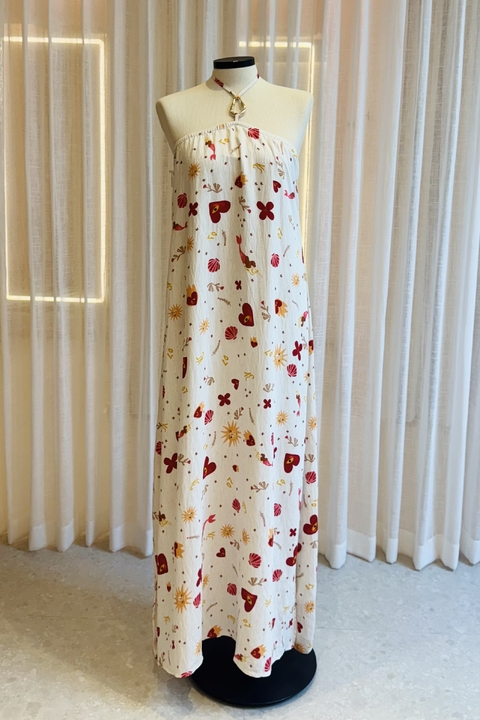 Vestido Fivela Estampado - comprar online