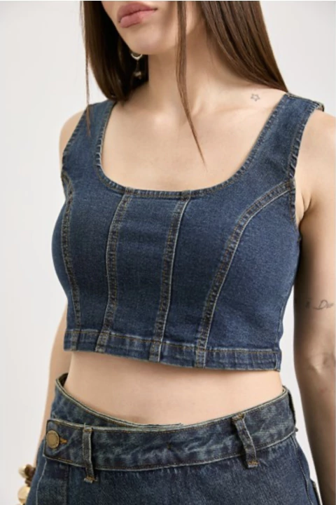 Blusa Jeans Kitty - comprar online