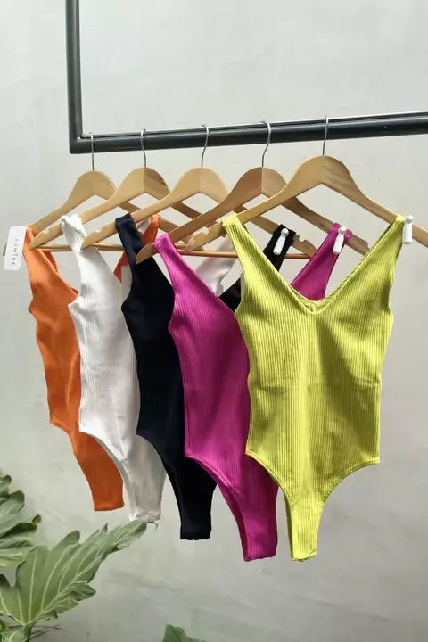 Body Decote Duplo V - comprar online