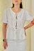 Blusa 3 Laços Tricoline na internet
