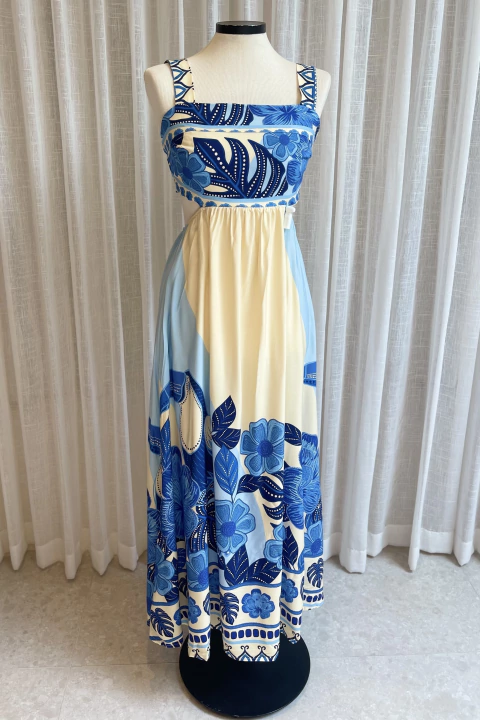 Vestido Longo Alça Grossa - comprar online