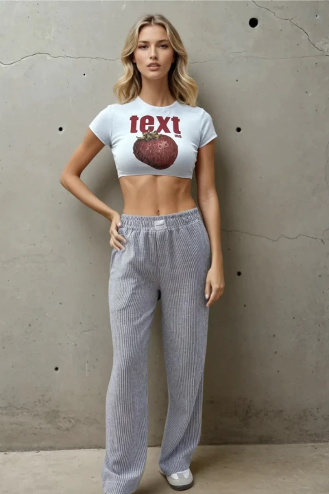 Calça Label Wide Leg - comprar online