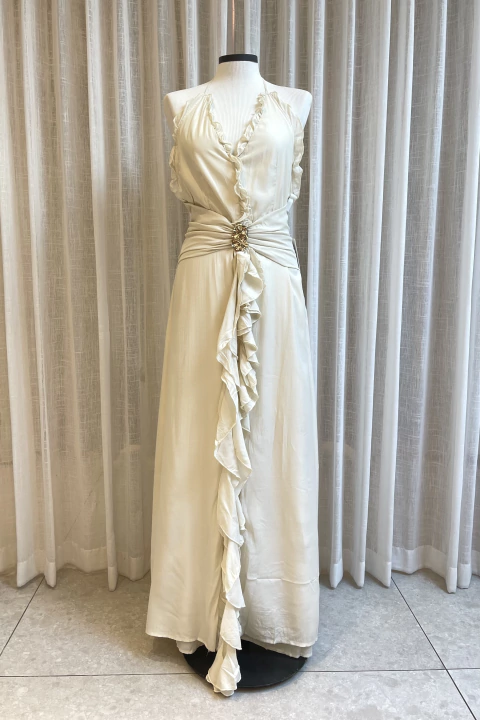 Vestido Longo Babado - comprar online