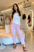 Calça Mom Rosa STK
