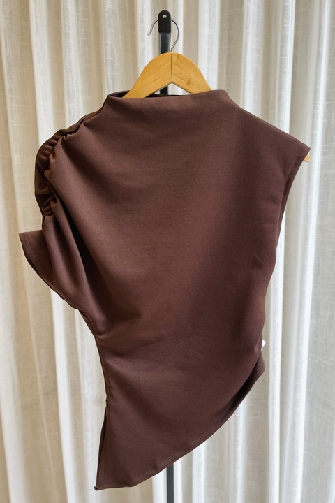 Blusa Assimétrica Crystal C/ Zíper - comprar online