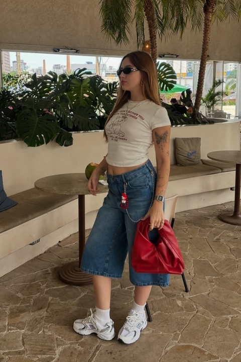 Bermuda Jorts Jeans - comprar online