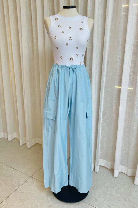 Calça Cargo Ajustável - comprar online