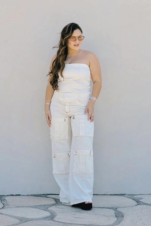 Conjunto Jeans Calça + Corset - comprar online