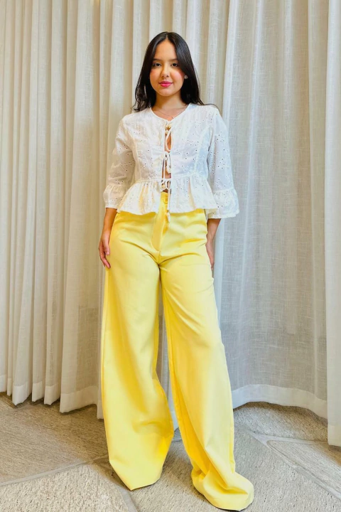 Calça Pantalona Alfaiataria