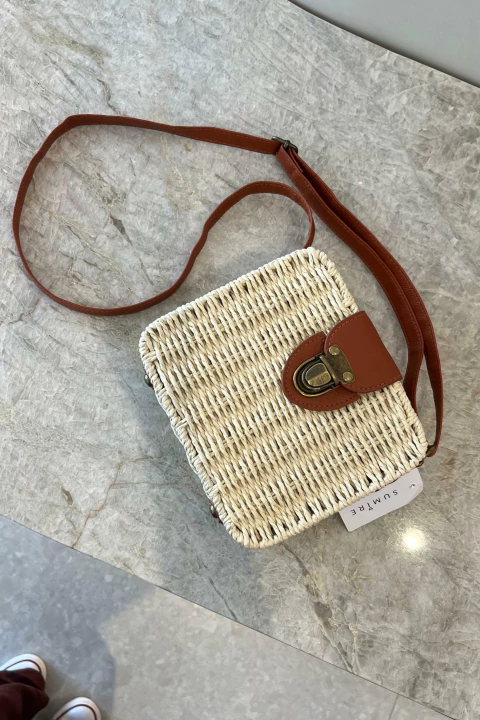 Bolsa Palha Quadrada - comprar online