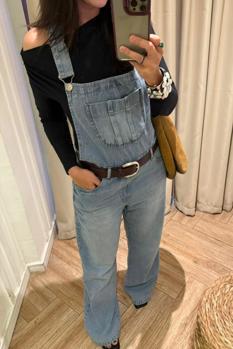 Macacão Jeans Carolina - comprar online