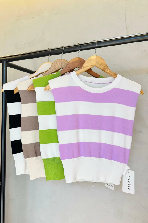 Blusa Tricot Muscle Listra - comprar online