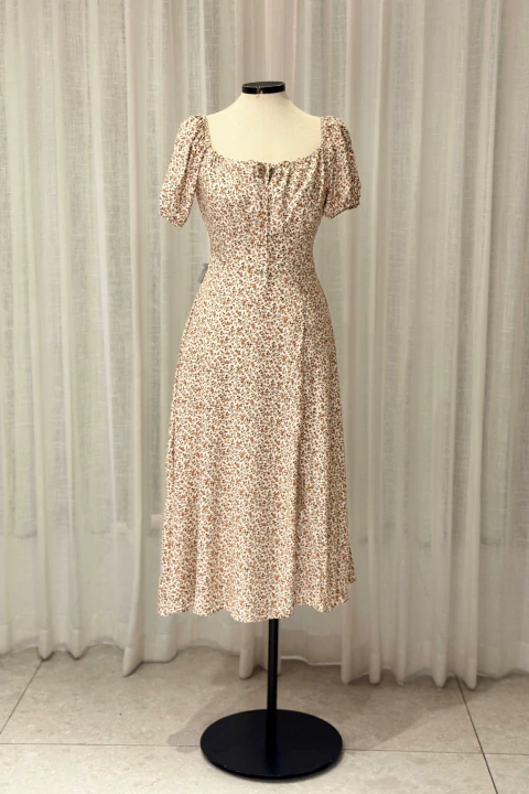 Vestido Camponesa Manga Curta - comprar online