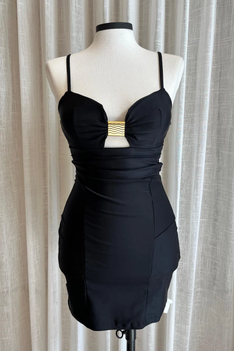 Vestido Curto Cintura Franzida - comprar online