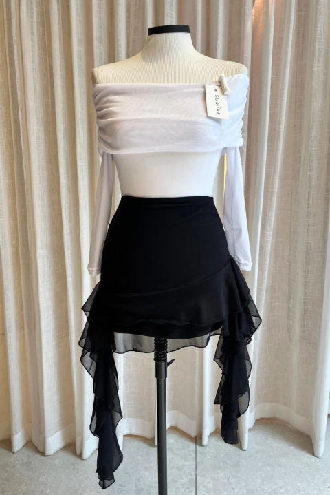 Saia Pontas Tule - comprar online