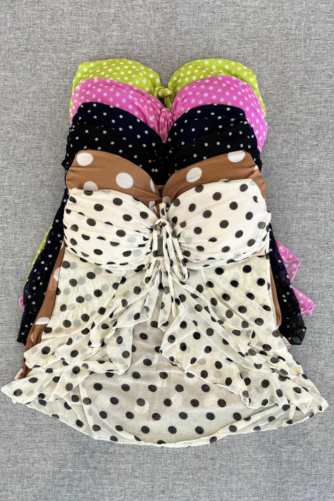 Blusa TQC Laço Tule Poá - comprar online