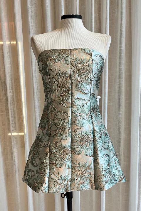 Vestido Curto Jacquard - comprar online