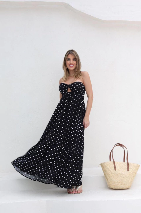 Vestido Carolla Poá - comprar online