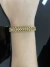 PULSEIRA LACRAIA 10mm - 18cm Banhada em ouro