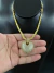 PINGENTE DE CORAÇÃO CRAVEJADO BANHADO A OURO 18k