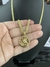 PINGENTE MEDALHA SÃO JORGE VAZADO - PEQUENO - Banhado em ouro 18k