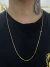 CORRENTE VENEZIANA (1,2mm) - 4.4g - 60 cm - banhado em ouro 18k - comprar online
