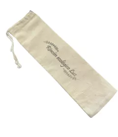 Bolsa de Lienzo para sorbete de acero **