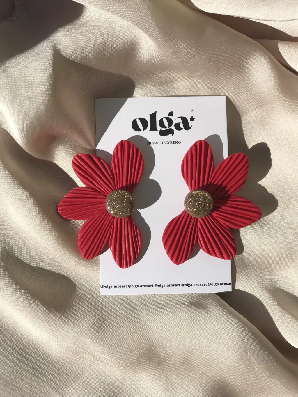 AROS MARIA (ROJO CHERRY)