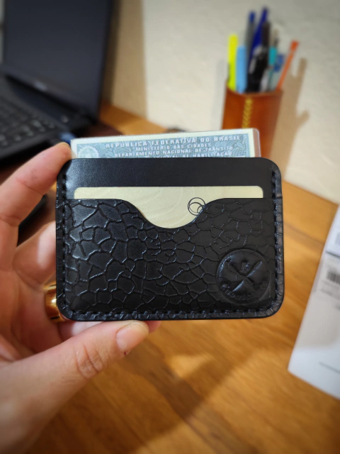 Carteira minimalista n°5 Preta